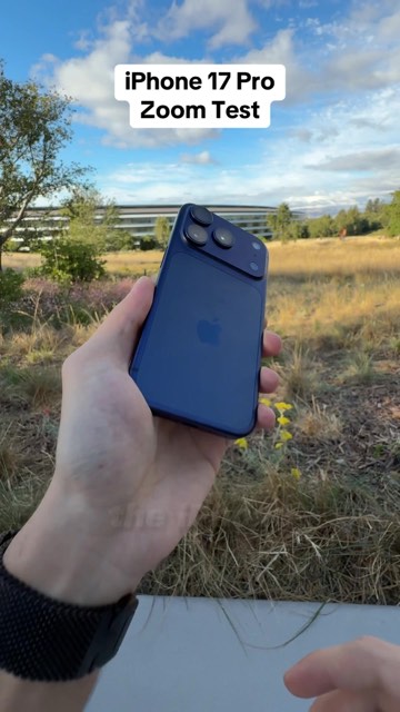 iPhone 17 Pro zoom test